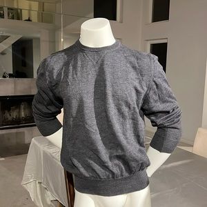 Lord & Taylor Gray Sweater Large